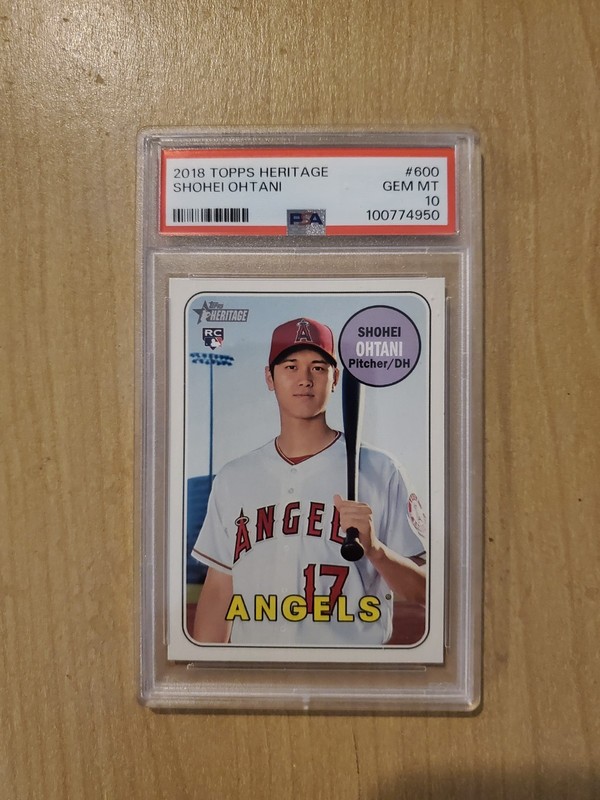 2018 Topps Heritage High Number Shohei Ohtani #600