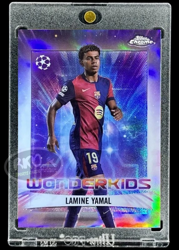 Lamine Yamal RARE ROOKIE RC REFRACTOR TOPPS CHROME INVESTMENT CARD SSP ROY MINT