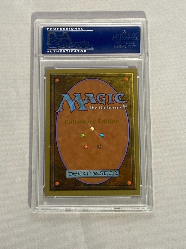 MTG Graded 9 Collector's Edition Lightning Bolt Magic the Gathering view 2