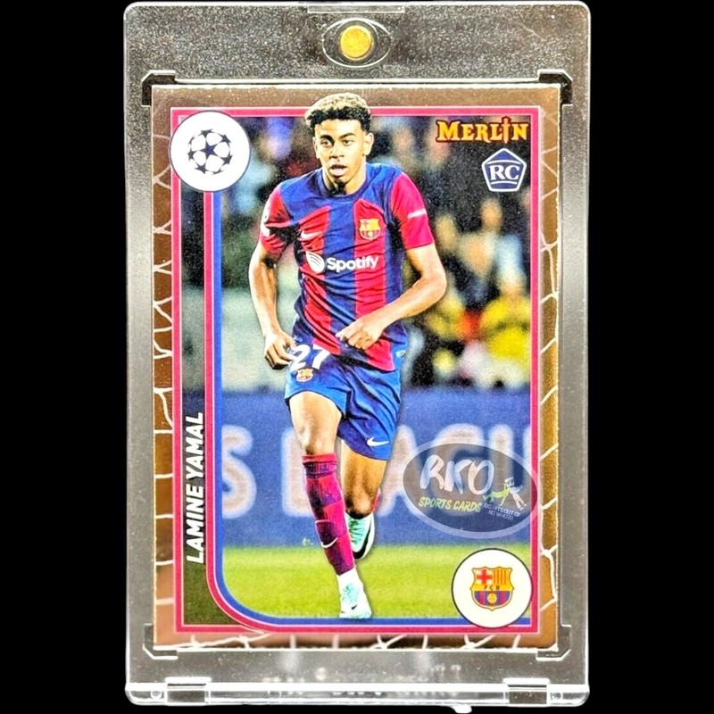 Lamine Yamal RARE ROOKIE RC CHROME INVESTMENT CARD TOPPS BARCELONA ROY MINT