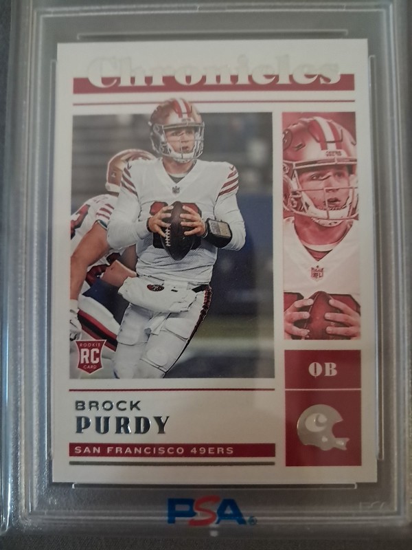 🏈 Brock PURDY RC Rookie PSA 10 2022 Panini Chronicles #41 Gem Mint view 2