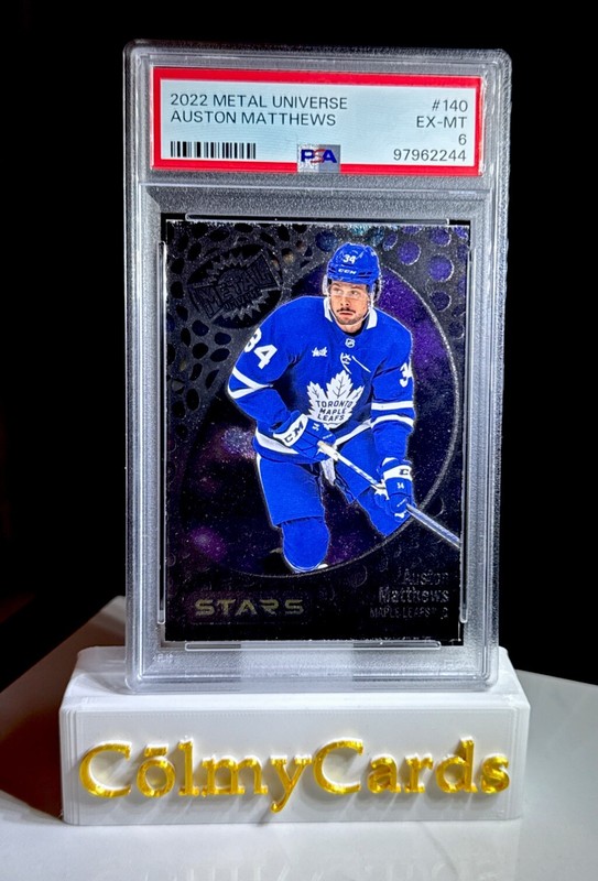 2022-23 Skybox Metal Universe - Stars #140 Auston Matthews Maple Leafs POP 1 PSA