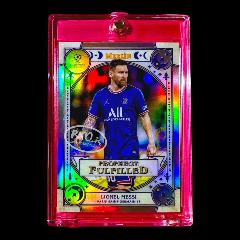 Lionel Messi RARE MAGIC REFRACTOR TOPPS CHROME INVESTMENT CARD SP WORLD CUP MINT