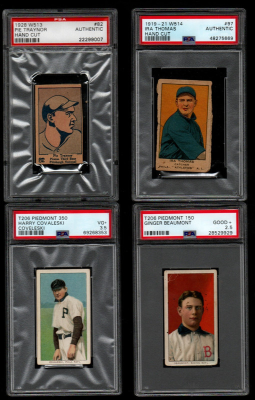 Ginger Beaumont T206 Piedmont 150 - Graded PSA 2.5 - ONE CARD