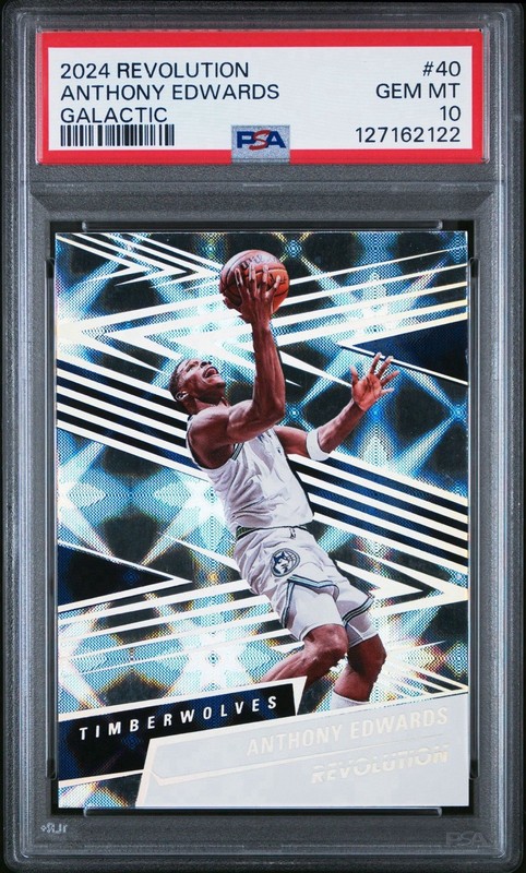 2024 Panini Revolution Anthony Edwards Galactic #40 PSA 10