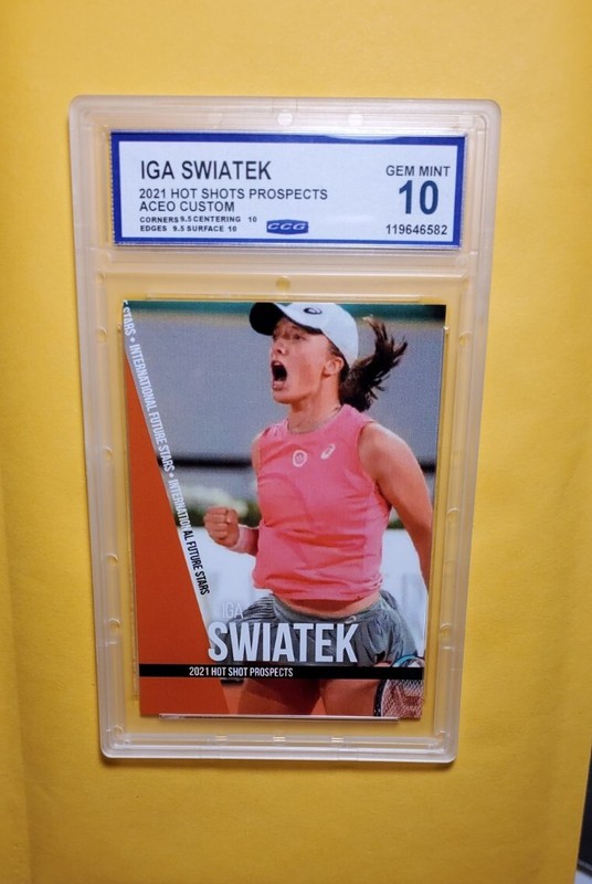 Gem 💎 Mint 10 2021 rookie IGA SWIATEK view 1
