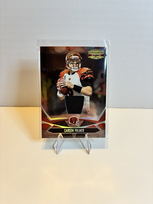 2008 Donruss Gridiron Gear Carson Palmer #20 Game Used Jersey /250