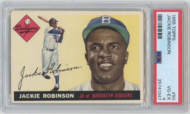 1955 Topps 50 J. Robinson PSA 4 721117