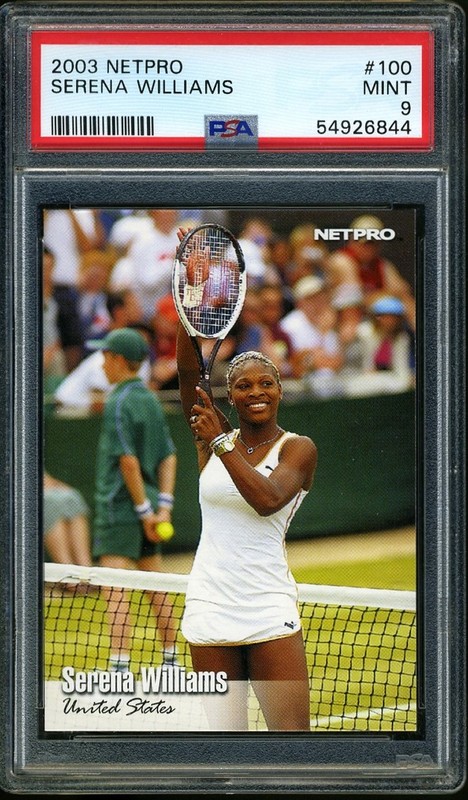 2003 Netpro Tennis #100 SERENA WILLIAMS PSA 9 MINT