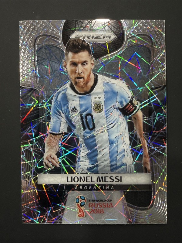 2018 Panini Prizm World Cup LIONEL MESSI Silver Lazer Prizm Argentina 🇦🇷⚽️🔥