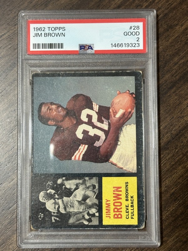 1962 Topps - Jim Brown #28