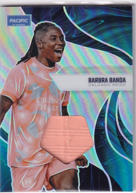 Barbra Banda 2025 Parkside NWSL Pacific GAME USED MATCH WORN Jersey Relic