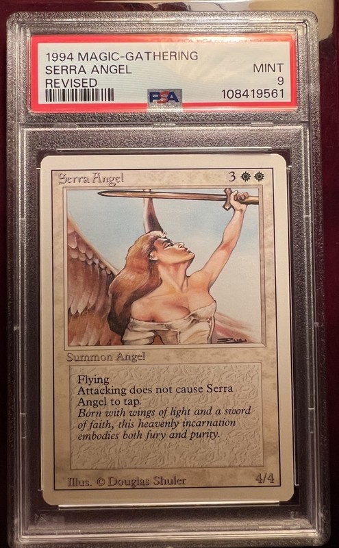 1994 Magic the Gathering Revised Serra Angel PSA 9 Mint