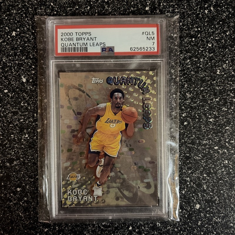 2000 TOPPS QUANTUM LEAPS #QL5 KOBE BRYANT PSA 7