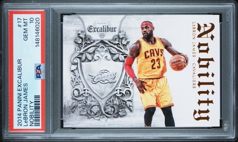2014 Panini Excalibur LEBRON JAMES #17 NOBILITY PSA 10