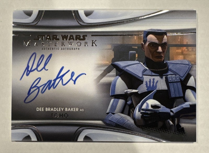 Dee Bradley Baker as Echo 2021 Topps Star Wars Masterwork Auto #MWA-DBE
