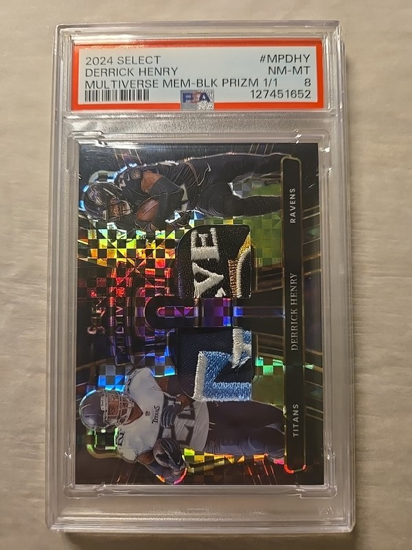 DERRICK HENRY  2024 Select Multiverse MEM-BLK PRIZM 1/1 !!!