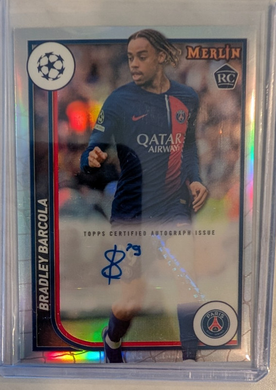 2023-24 Topps Merlin Bradley Barcola RC Auto