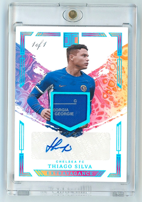 Thiago Silva 2023-24 Impeccable Extravagance 1/1 Patch Auto Chelsea FC O Monstro