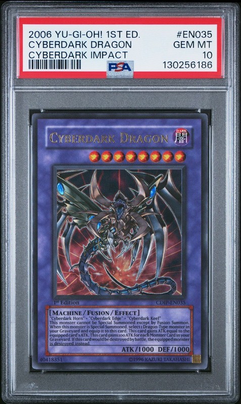 PSA 10 - Yu-Gi-Oh Card -CDIP-EN035 -CYBERDARK IMPACT (ur) *1st Edition* GEM MINT