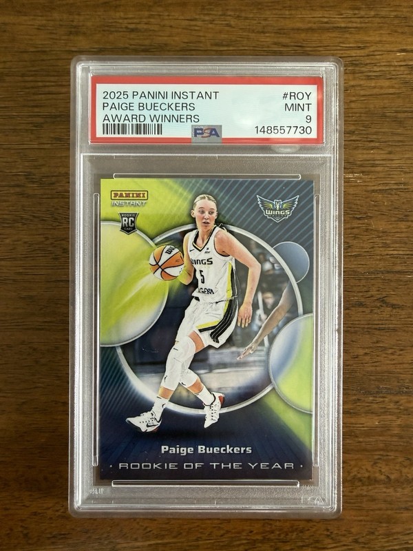 2025 PANINI INSTANT WNBA - PAIGE BUECKERS - ROOKIE OF THE YEAR RC - MINT PSA 9