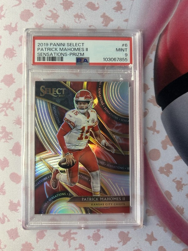 Panini 2019 Select Sensations Silver Prizm Patrick Mahomes II #6 PSA 9 Chiefs