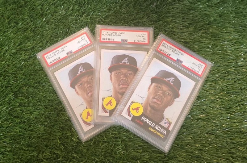 2018 Topps Living Set - Ronald Acuña Jr. PSA 10 (3 Available)