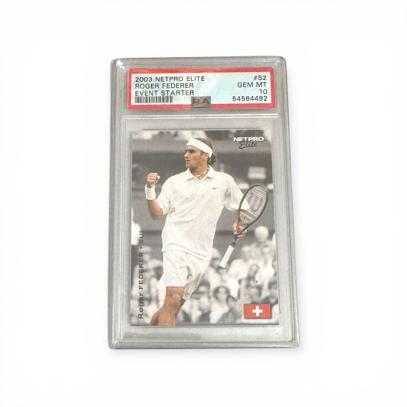 2003 Netpro Elite Tennis Event Starter #S2 Roger Federer RC  PSA 10 55516471
