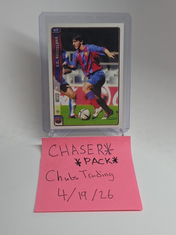 2004-05 Mundicromo Las Fichas de la Liga - Lionel Messi #617 (RC) *CHASER PACK* view 2