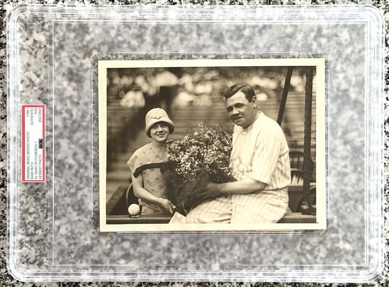1928 Babe Ruth “Babe Ruth’s Most Personal Victory” PSA Type 1 Original Photo