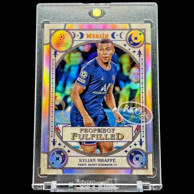 KYLIAN MBAPPE RARE MAGIC REFRACTOR TOPPS CHROME INVESTMENT CARD WORLD CUP MINT