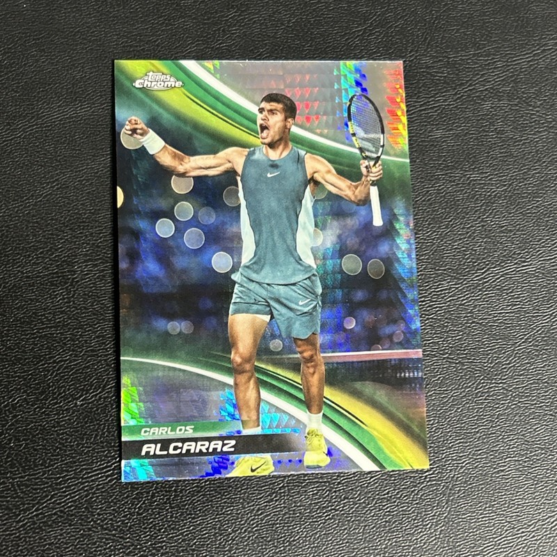 2025 Topps Chrome Tennis - Carlos Alcaraz #1 Prism Refractor