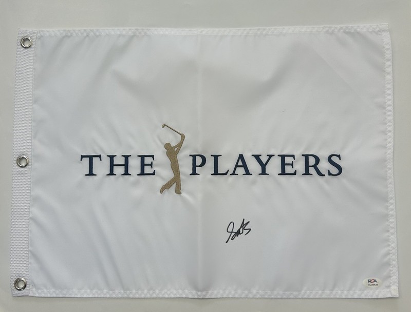 Scottie Scheffler Signed Autographed The Players Golf Flag 2023-2024 Winner PSA