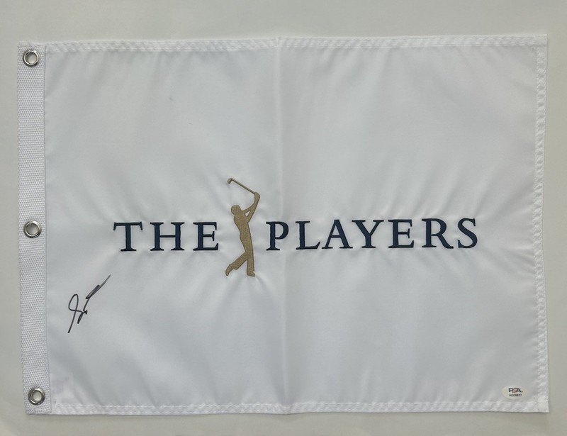 Scottie Scheffler Signed Autographed The Players Golf Flag 2023-2024 Winner PSA