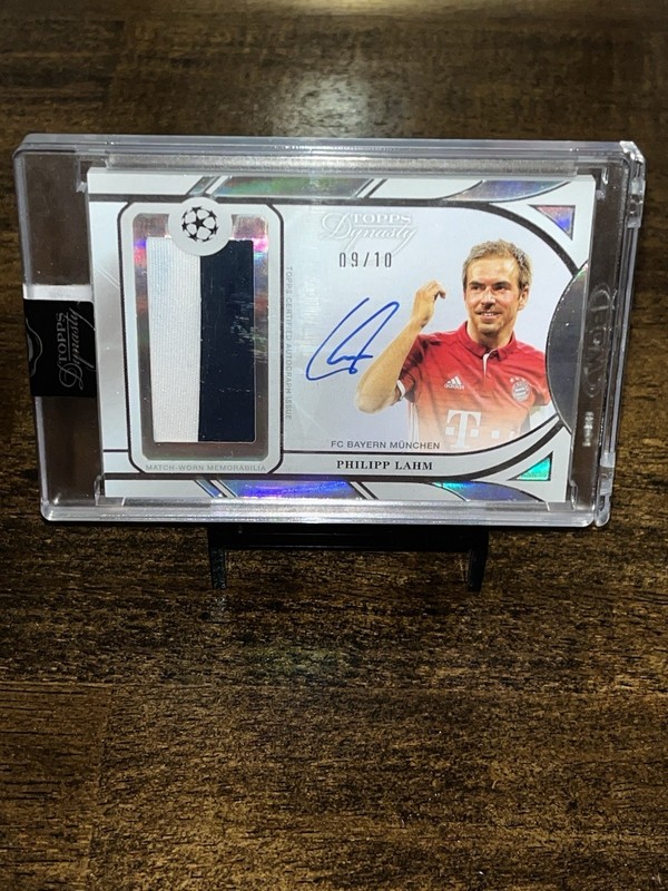2024-25 Topps Dynasty UEFA Philipp Lahm Patch Auto /10 Bayern Munich