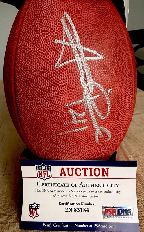 Alvin Kamara Signed The Duke Football PSA/DNA Authenticated Autographed view 2