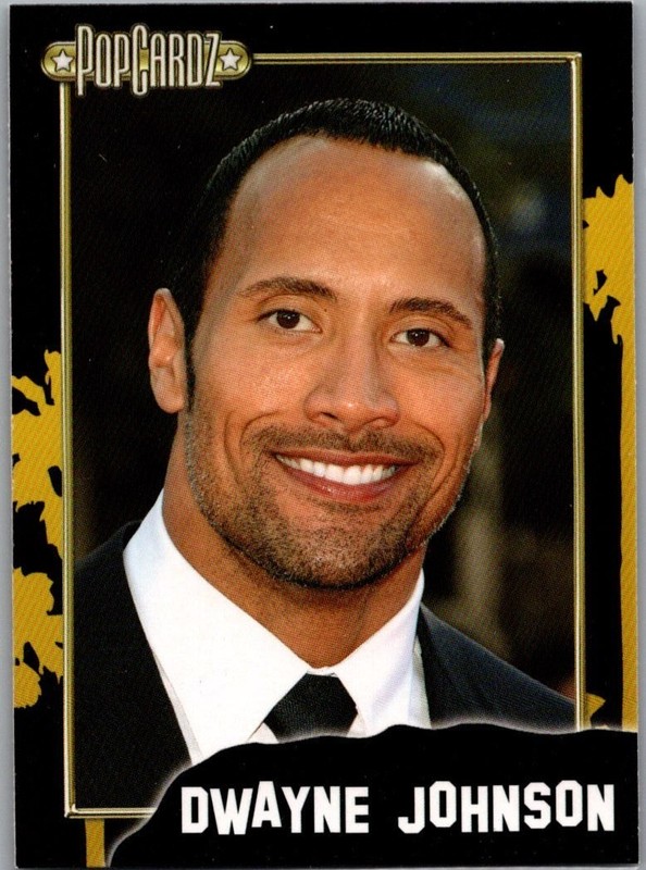 DWAYNE JOHNSON - THE ROCK - 2008 Popcardz #15 - Trading Card