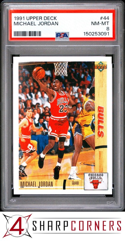 1991 Upper Deck #44 Michael Jordan Bulls Hof