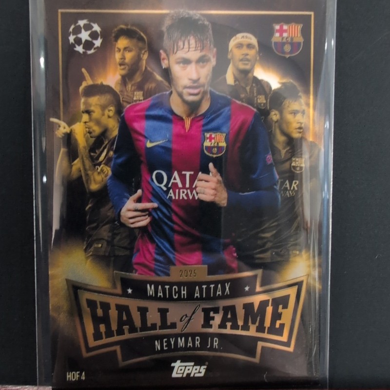 Neymar Jr Hall of Fame Card # HOF4 - Topps Match Attax 2025/26 