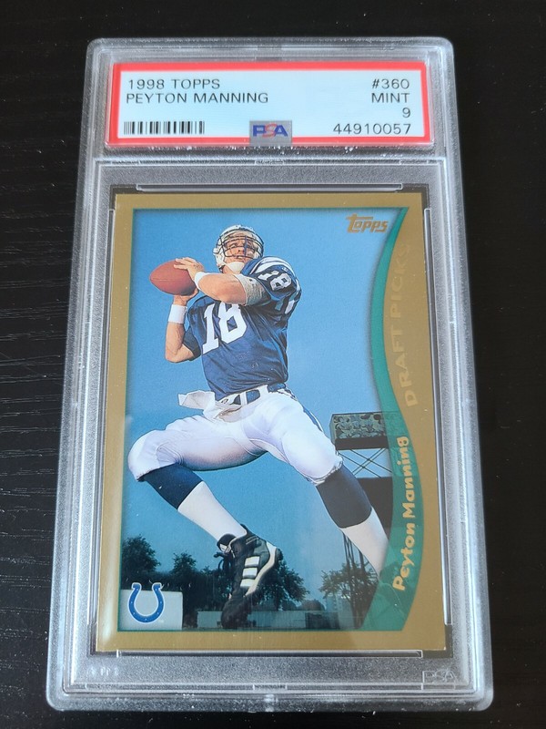 1998 Topps Peyton Manning RC - PSA 9