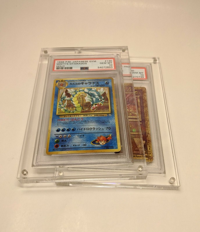 Pokemon Magic Baseball Soccer PSA Magnetic Acrylic Case / Display (Case Only)