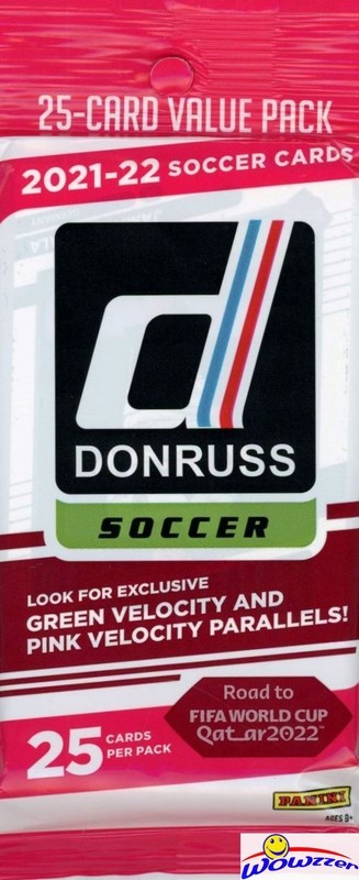 (10) 2021/22 Panini Donruss Soccer EXCLUSIVE HUGE Jumbo Fat Cello Pack-250 Cards view 2