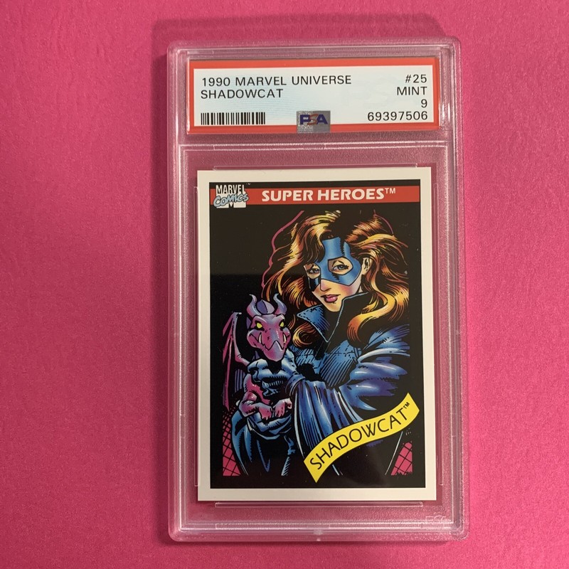 🐶 1990 Marvel Universe Shadowcat #25 PSA 9 MINT