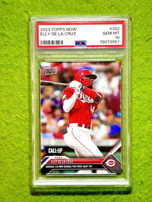 Elly De La Cruz PSA 10 ROOKIE CARD /25773 SP REDS RC 2023 Topps Now CALL-UP   rc