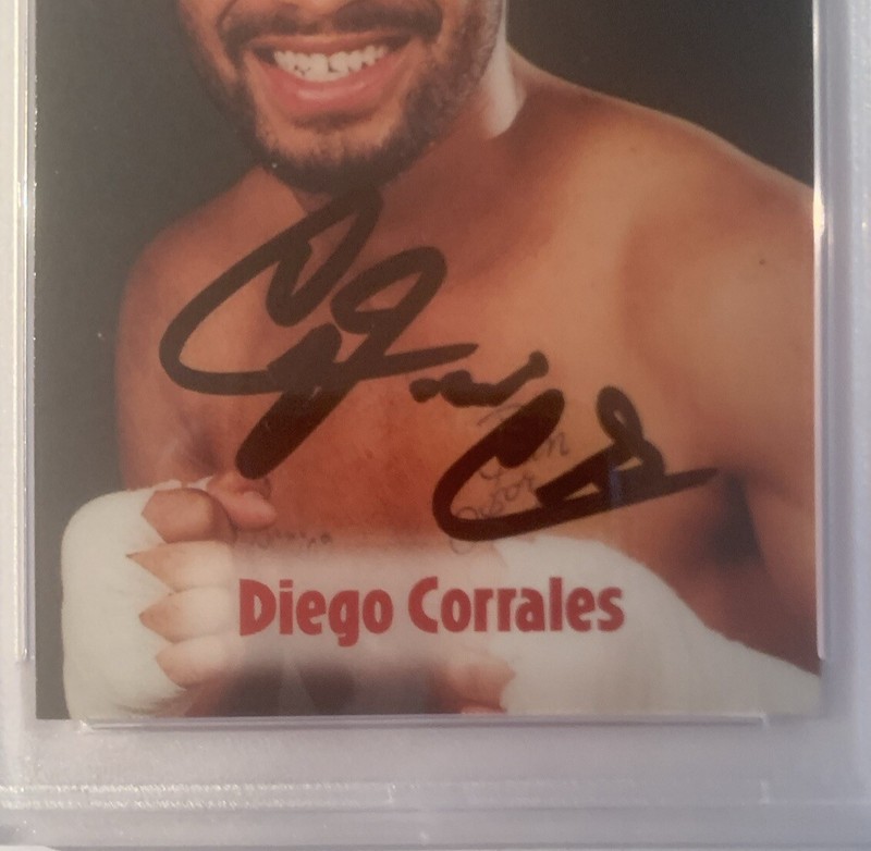 Diego Corrales PSA 10 AUTO 2001 Brown’s 13th Set Bonus Card #24; HIGHEST GRADE view 2