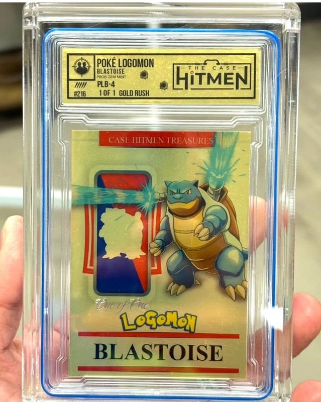 Case Hitmen Blastoise - Poke Logoman 1/1 Gold Rush Variation