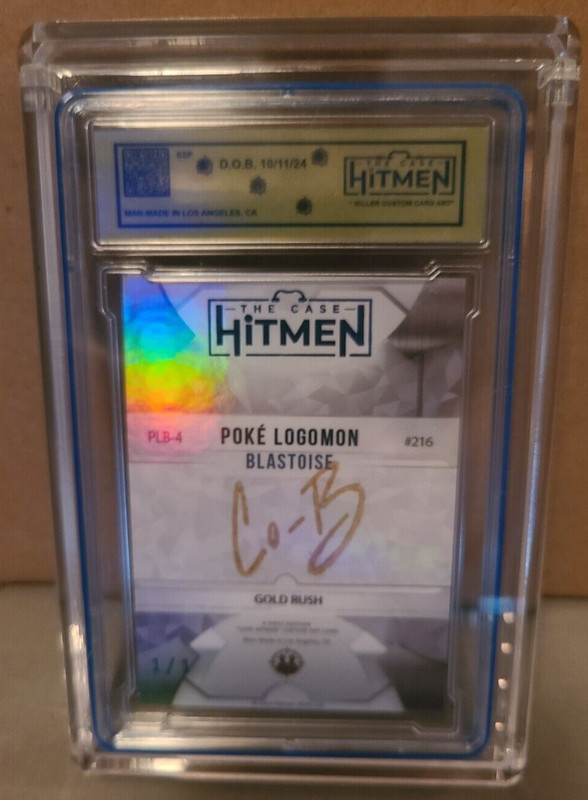 Case Hitmen Blastoise - Poke Logoman 1/1 Gold Rush Variation view 2