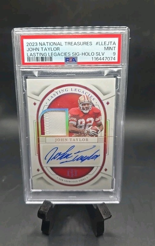 2023 National Treasures - John Taylor Patch Auto /25 PSA 9 Highest In POP