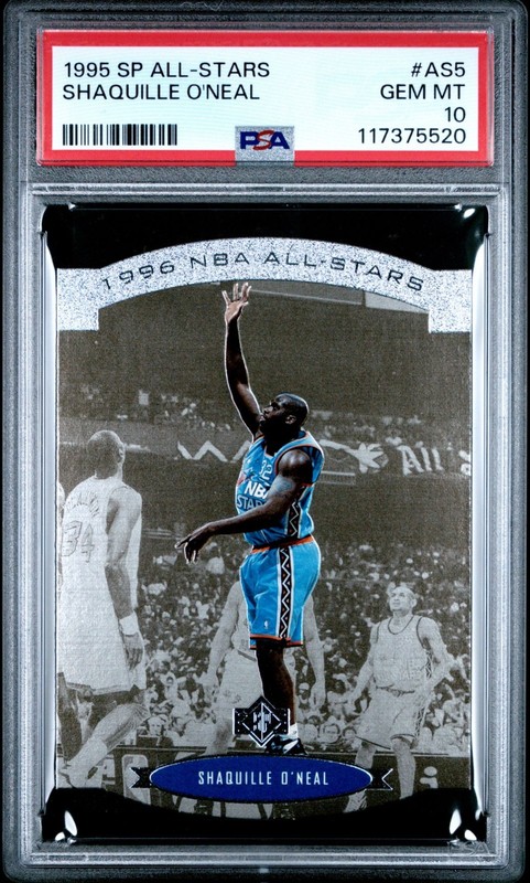 1995 SP ALL-STARS #AS5 SHAQUILLE O'NEAL PSA 10 GEM MINT
