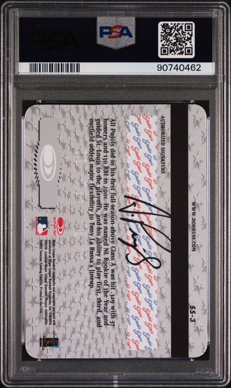 2002 Studio Stars Albert Pujols PSA 10 GEM MINT!!! 🔥 Low pop! view 2